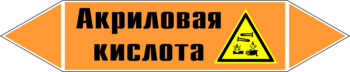 Маркировка трубопровода "акриловая кислота" (k12, пленка, 507х105 мм)" - Маркировка трубопроводов - Маркировки трубопроводов "КИСЛОТА" - Магазин охраны труда и техники безопасности stroiplakat.ru